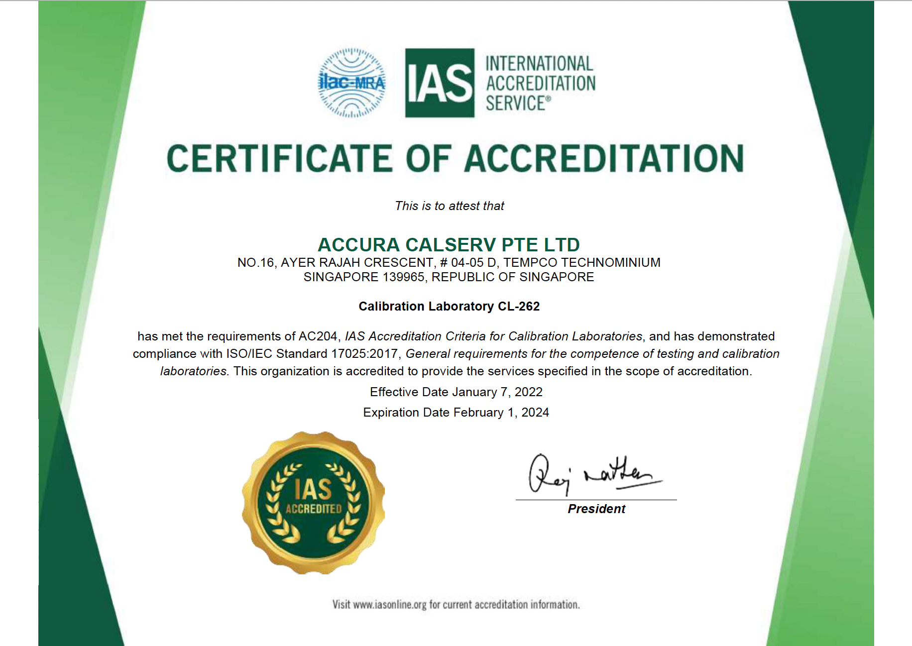 Accura-Accreditation